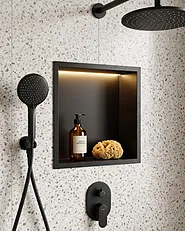 Niche de douche ITAIPU LED Métal Noir_1150144