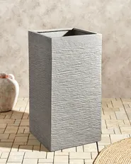Blumenkübel DION 40 cm Hellgrau_896526