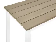 Gartentisch MESSINA 100 cm 52 cm Weiß_932913