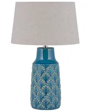 Tischlampe THAYA Keramik Blau_790797