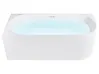 Eckbadewanne GOCTA 170 x 78 cm Weiß rechtsseitig