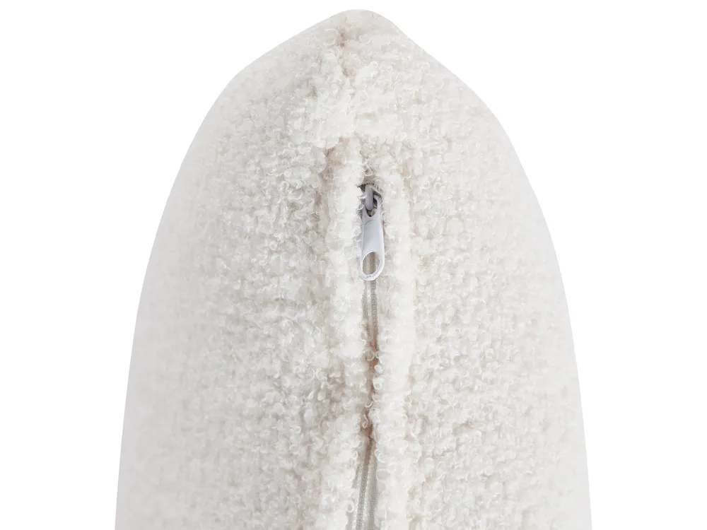 Sofa 3 Seater FREDERICA Boucle Off-White_965547