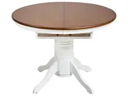 Ausziehbarer Esstisch AKRON Braune Esche 106/150 cm 106 cm Holz_996821