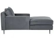 Chaise Longue GUERET Velvet Grey_842564