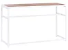 Garten Bartisch AVETRANA 150 cm 50 cm Braun / Weiß