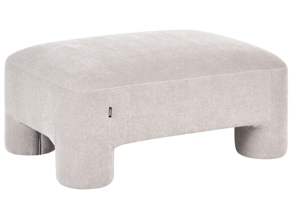 Ottomane HOGBO Stoff Beige
