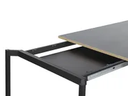 Ausziehbarer Esstisch AVIS Schwarz 140/190 cm 90 cm_792993