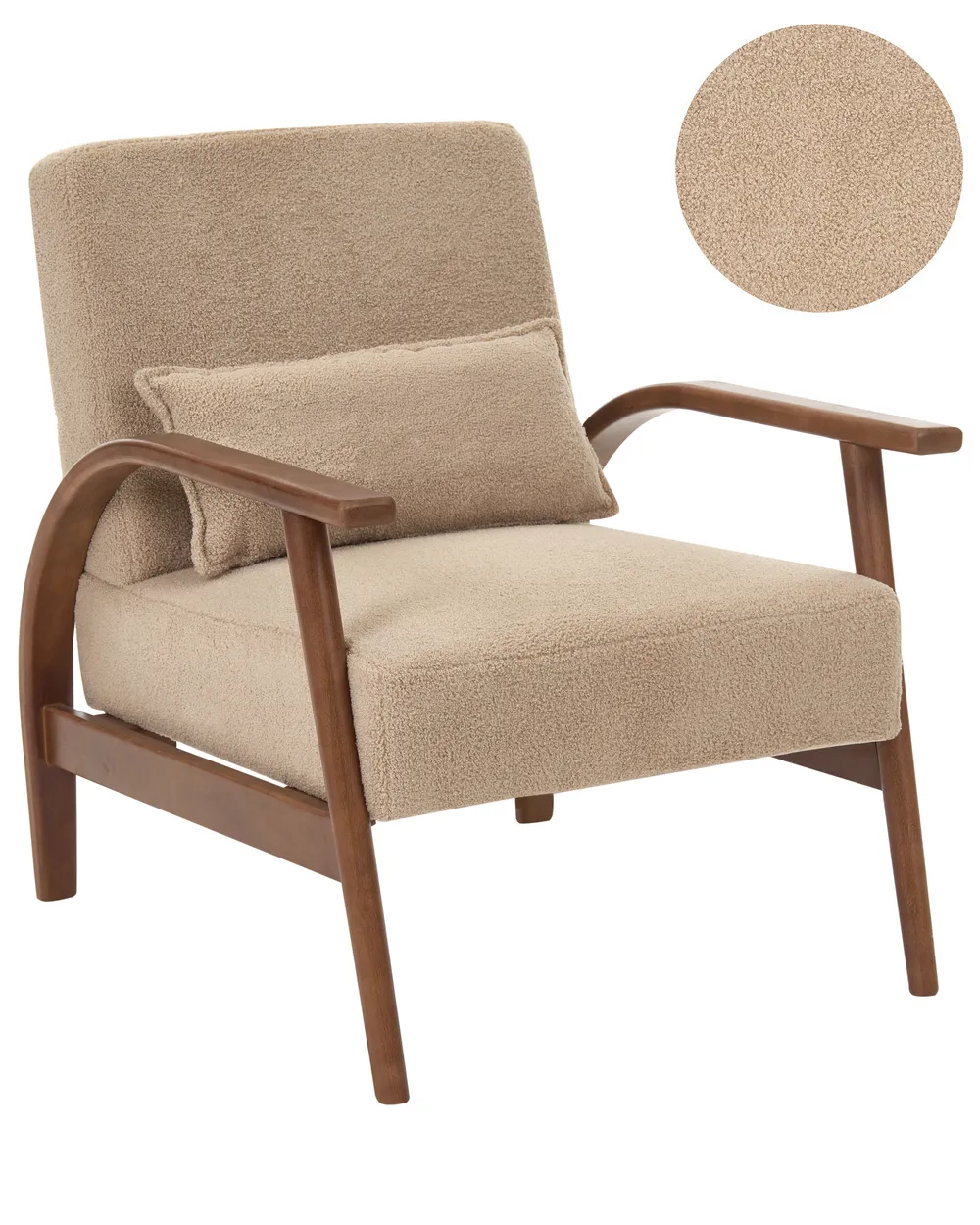 Sessel SKARA Bouclé Beige