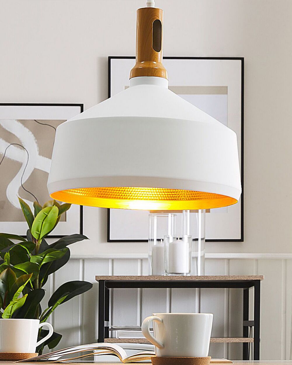 Pendant Lamp SEPIK Metal White