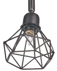 Spot à 4 lumières ERMA Réglable Métal Noir_856290