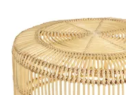 Coffee Table LIMNI Rattan Light Brown_793816