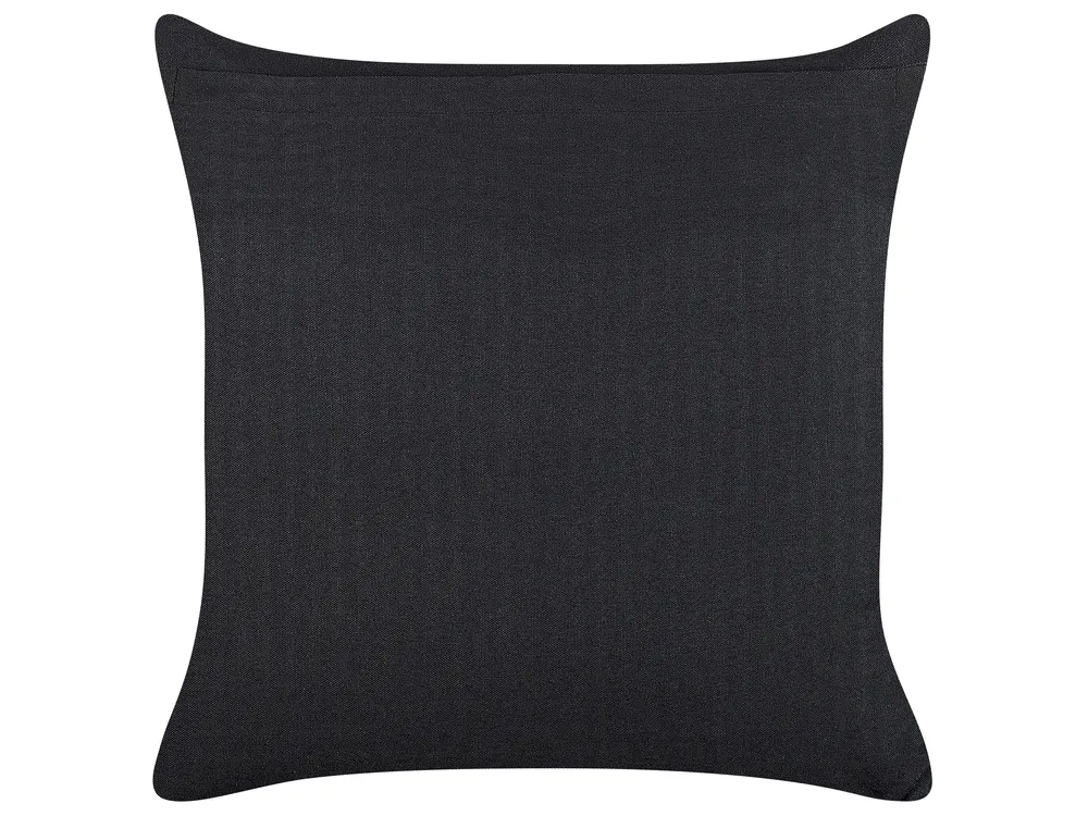 Dekokissen 2er Set RAMONDA 45 x 45 cm Samtstoff Bunt Blumenmuster_838928