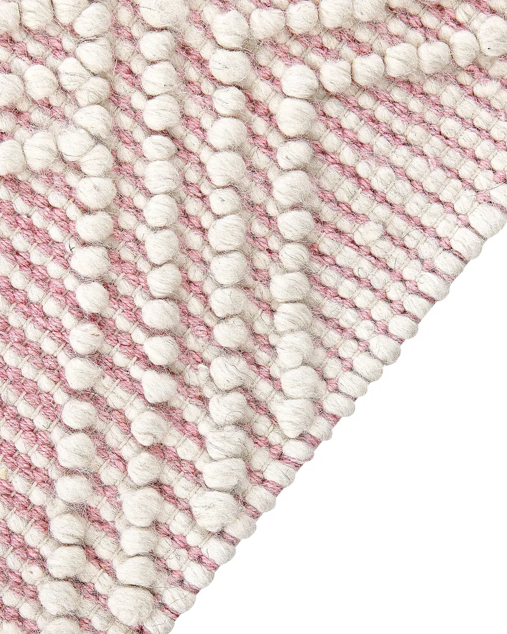 Teppich ADANA Pastellrosa 160 x 230 cm Wolle_856165
