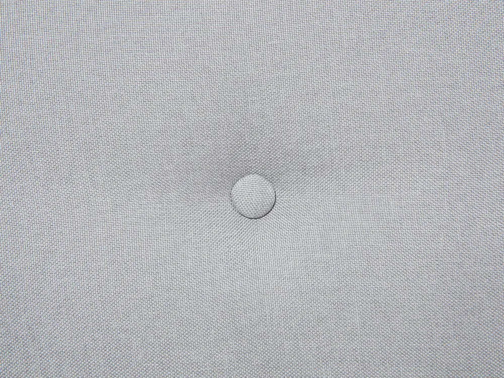 Krevet Tkanina SAVERNE 140 x 200 cm svijetlosivi_692745