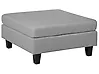 Ottoman FEVIK Fabric Light Grey