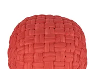 Pouf HOPA Samtstoff Rot_824170