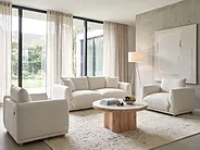 Armchair LUVOS Fabric Off-White_1159181