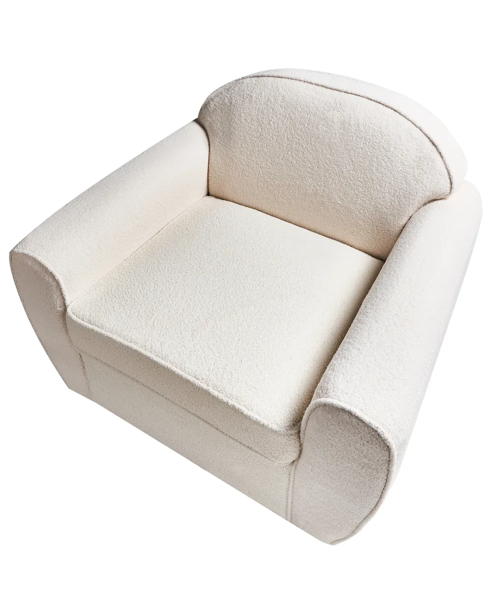Sessel ELLEDE Bouclé Hellbeige_959879