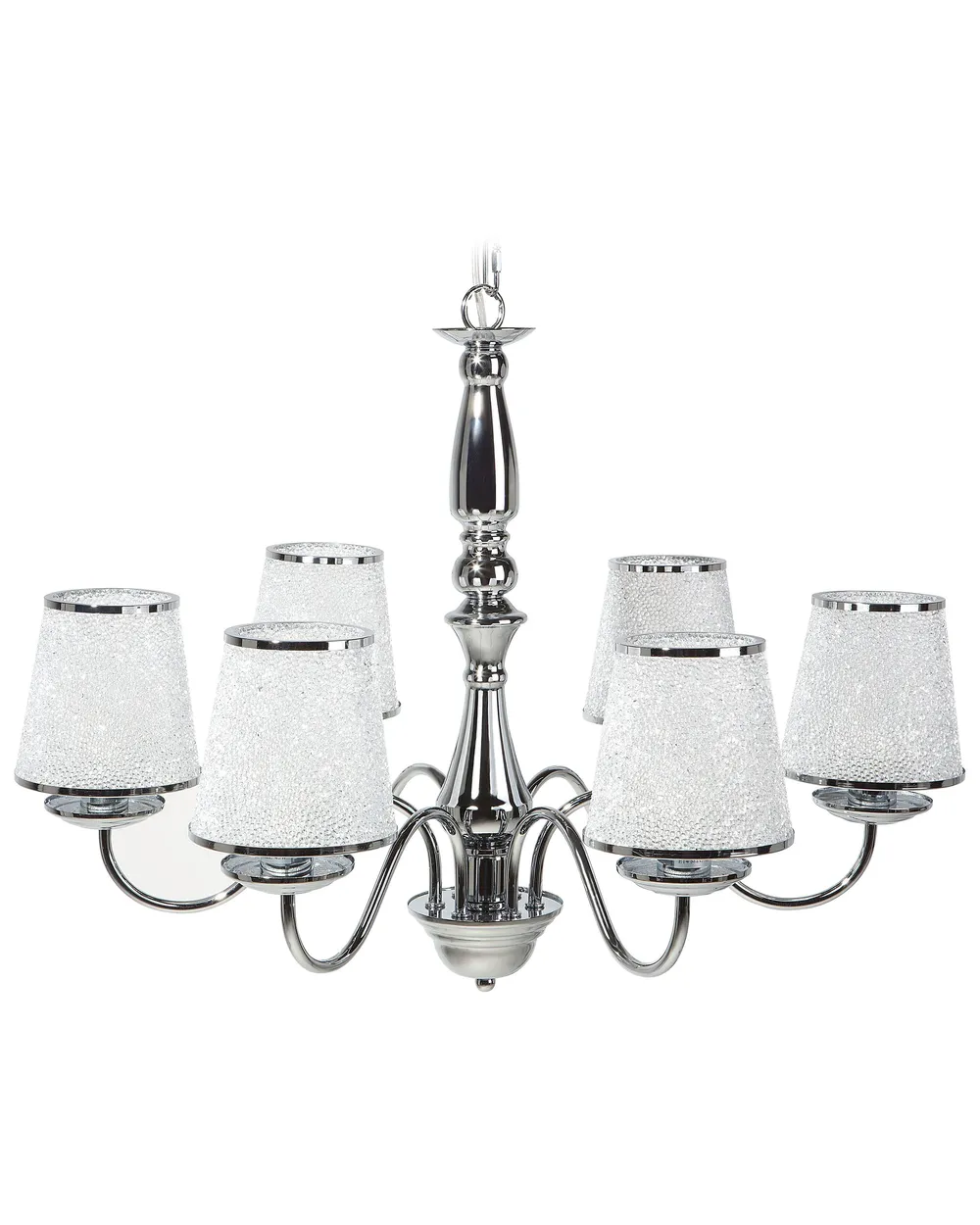 Kronleuchter BRADANO Metall Silber