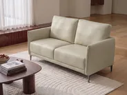 Sofa 2 Seater CILENS Fabric Light Beige_1117229