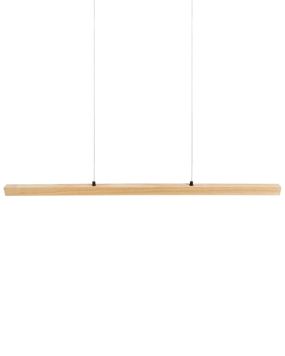 LED Pendant Lamp STEWARTS with Dimmer Oak Wood Light Brown_943209