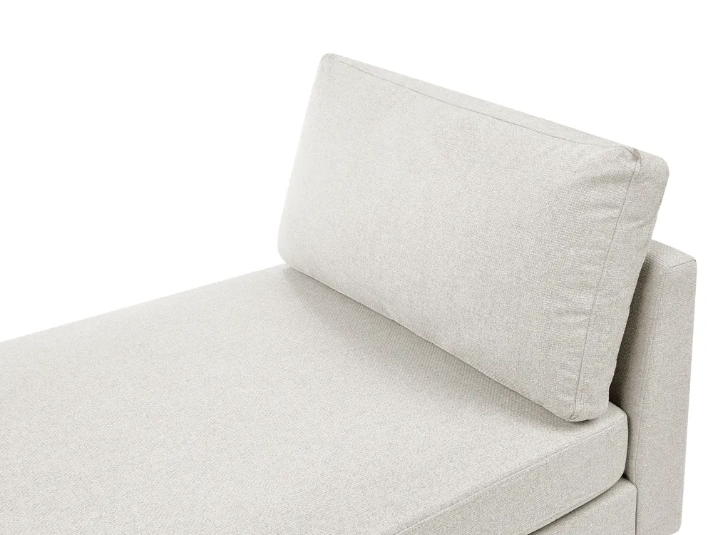 Chaise Longue ARCHIANE Fabric Light Beige_1037510
