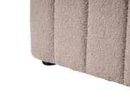 Bett mit Stauraum LUNAN Bouclé Taupe 180 x 200 cm_1048592