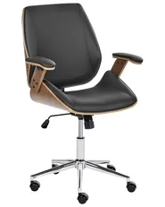 Bürostuhl BENDRA Kunstleder Schwarz_1080795