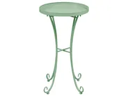 Outdoor Beistelltisch CAVINIA 40 cm 40 cm Metall Grün_1016209