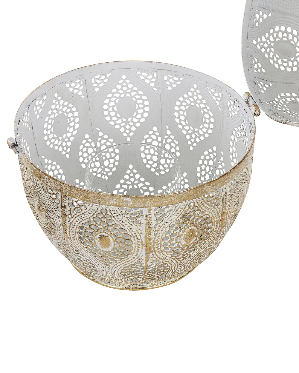 Laterne AMORGOS 34 cm Metall Gold_787644