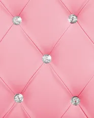 Desk Chair PRINCESS Faux Leather Pink_1082241
