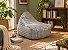Sitzsack 200 L DROP LINEN 63 cm 75 cm Grau