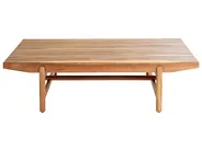 Outdoor Couchtisch GIAVENO 145 cm 79 cm Akazienholz Braun_958465
