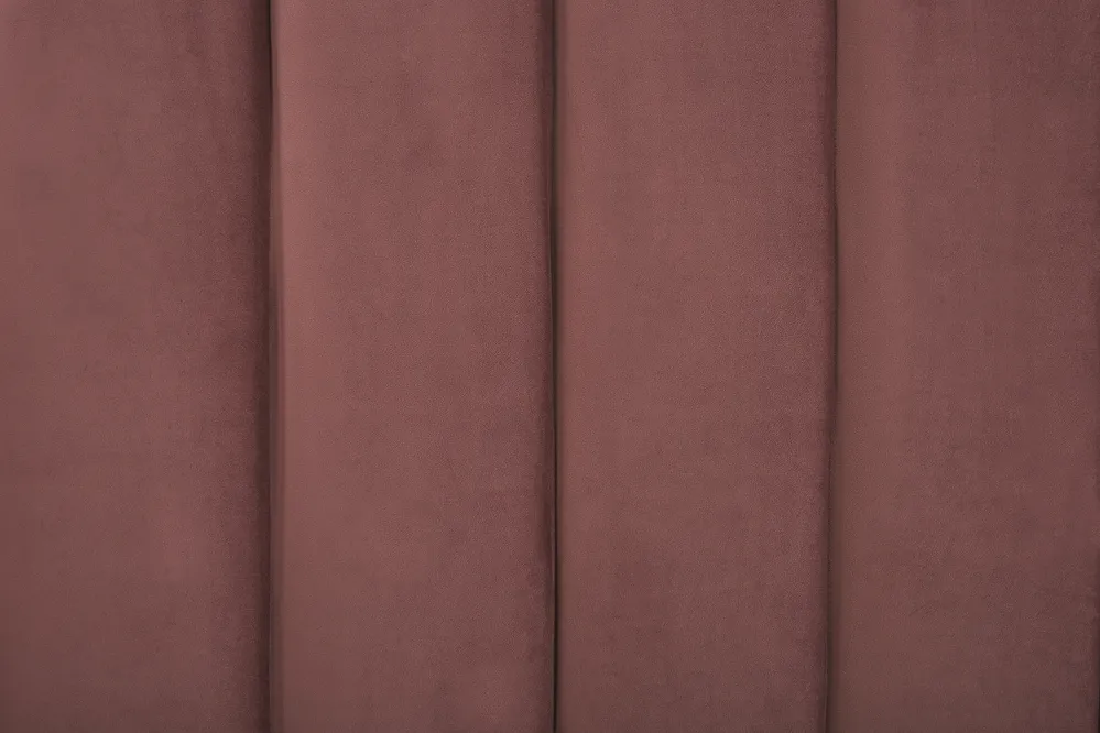 Bett mit Lattenrost Samtstoff AMBILLOU 160 x 200 cm Rosa_819219