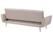 Schlafsofa 3-Sitzer EINA Samtstoff Taupe_1057708