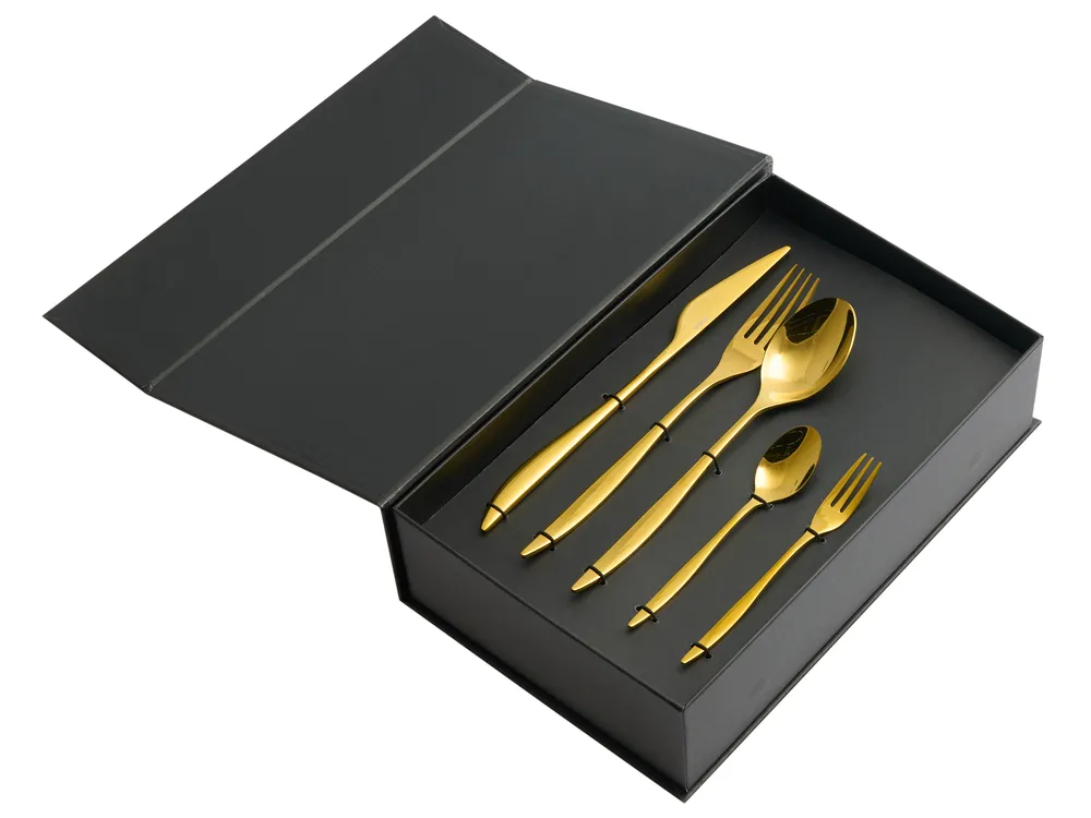 Besteckset 30-teilig FARFALLE Gold_1037814