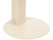 Outdoor Beistelltisch VANZAGO 40 cm 40 cm Metall Beige_1094912