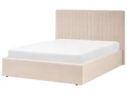 Krevet s prostorom za pohranu VION Buklé bež 140 x 200 cm_1042696