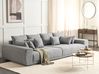 Sofa 4-Sitzer TORPO Stoff Grau