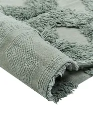 Teppich KARS Grün 160 x 230 cm Baumwolle_840528