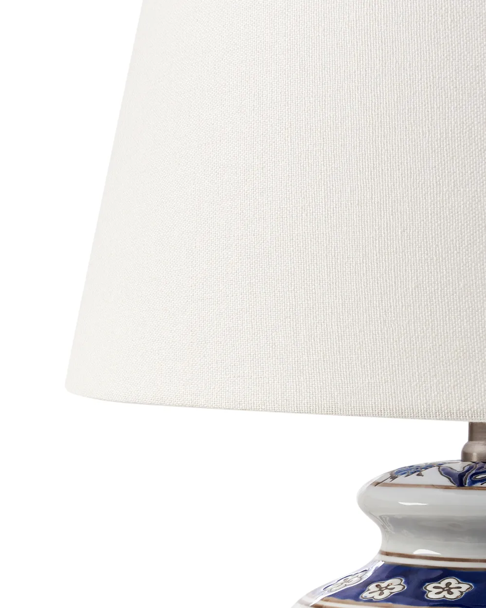 Table Lamp BIJELA Porcelain White/ Blue_980603