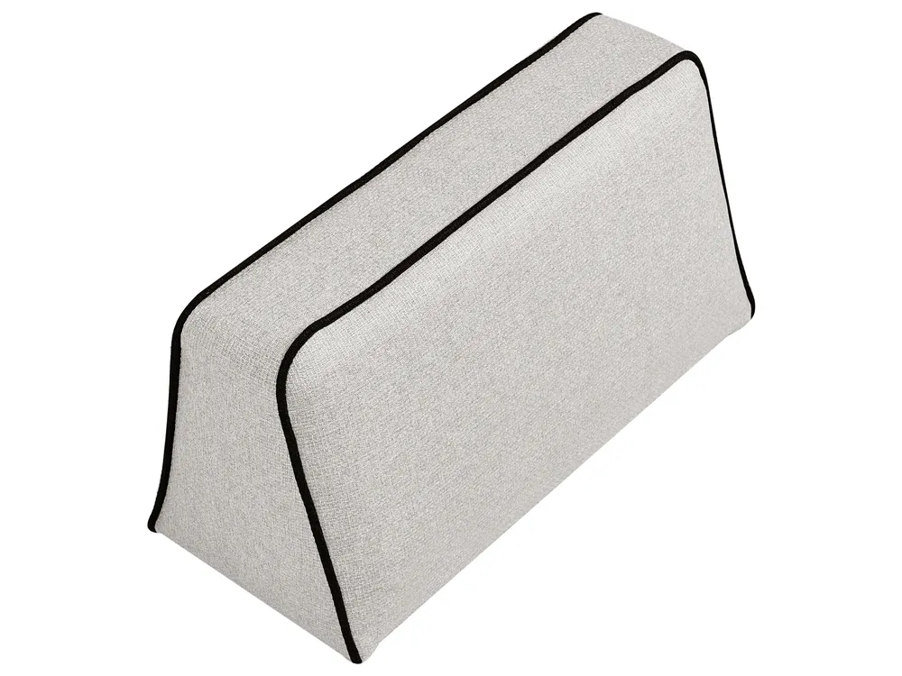 Chaiselongue SEILLANS Stoff Hellgrau_1004524