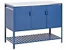 Outdoor-Küchenschrank MAENZA Blau Metall