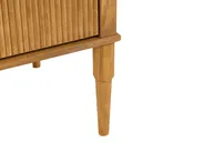 Schlafzimmer Set Kiefernholz AMBAZAC 160 x 200 cm Hellbraun_1119007