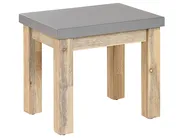 Gartenmöbel Set mit Bänken und Hockern 8-Sitzer OSTUNI Beton Grau_804633
