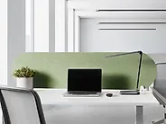 Desk Screen SPARKY 160 x 40 cm Green_1184950