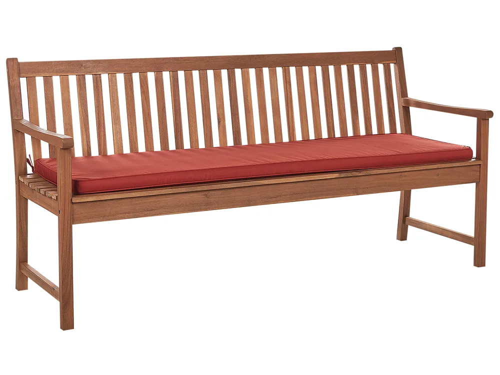 Bankauflage VIVARA 169 x 50 cm Dunkelrot_906697