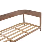Garden Corner Sofa with Table 5 Seater SAMPIERI Metal Brown Left Hand_1000123