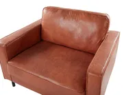 Sofa Set 4-Sitzer SAVALEN Kunstleder Goldbraun_779226