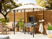 Pavillon NARO 240 cm 148 cm Metall Beige_851662